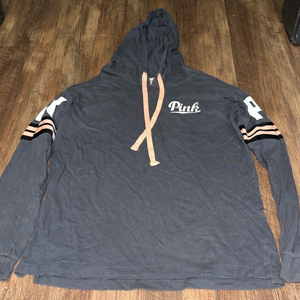 PINK Victoria's Secret Hooded Shirt size‎ S